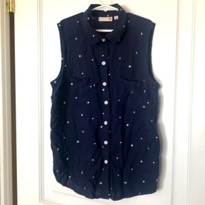 SO sleeveless blouse